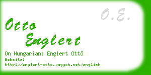 otto englert business card