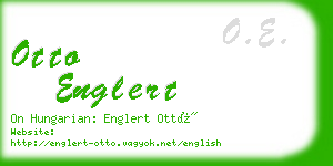 otto englert business card